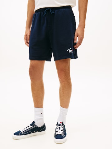 Tommy Jeans Loosefit Παντελόνι σε μπλε: μπροστά