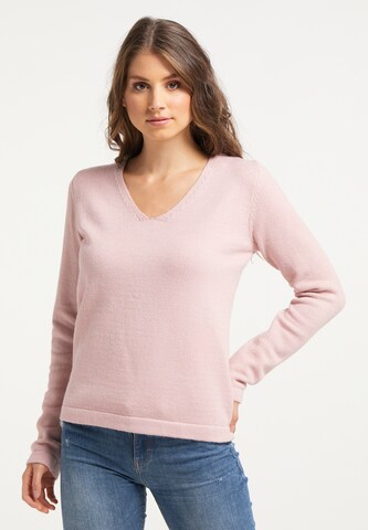 IZIA Sweater in Pink: front