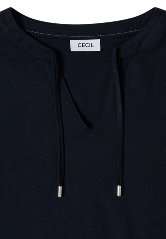 CECIL T-Shirt in Blau