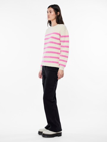 PIECES - Pullover 'KLARA' em bege