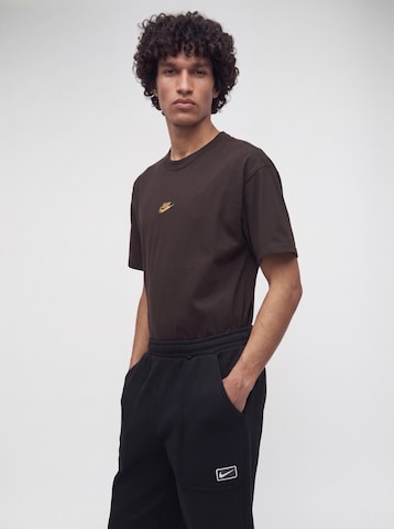 Nike Sportswear Regular Панталон в черно: отпред
