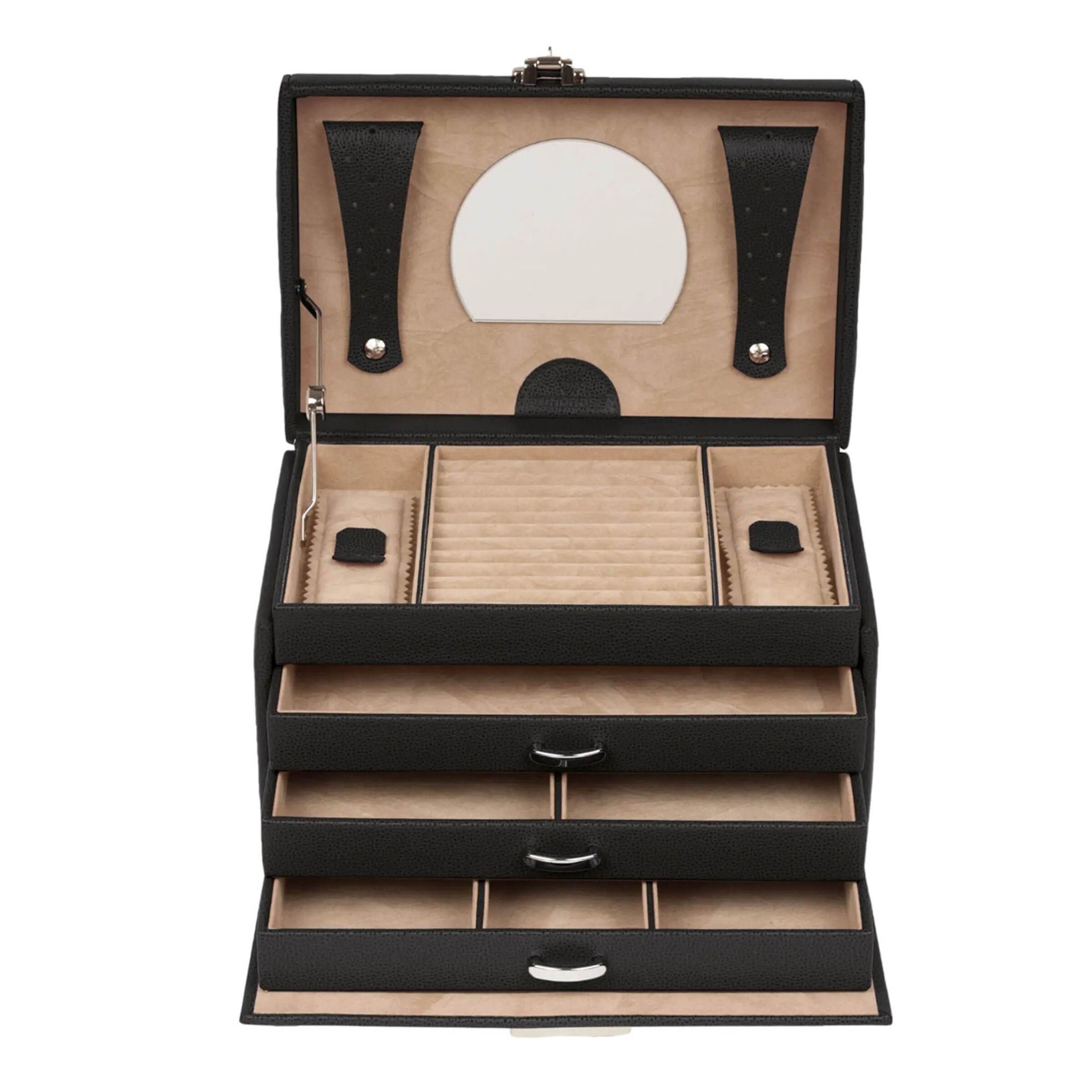 Boîte à bijoux 'Beluga' WINDROSE en noir