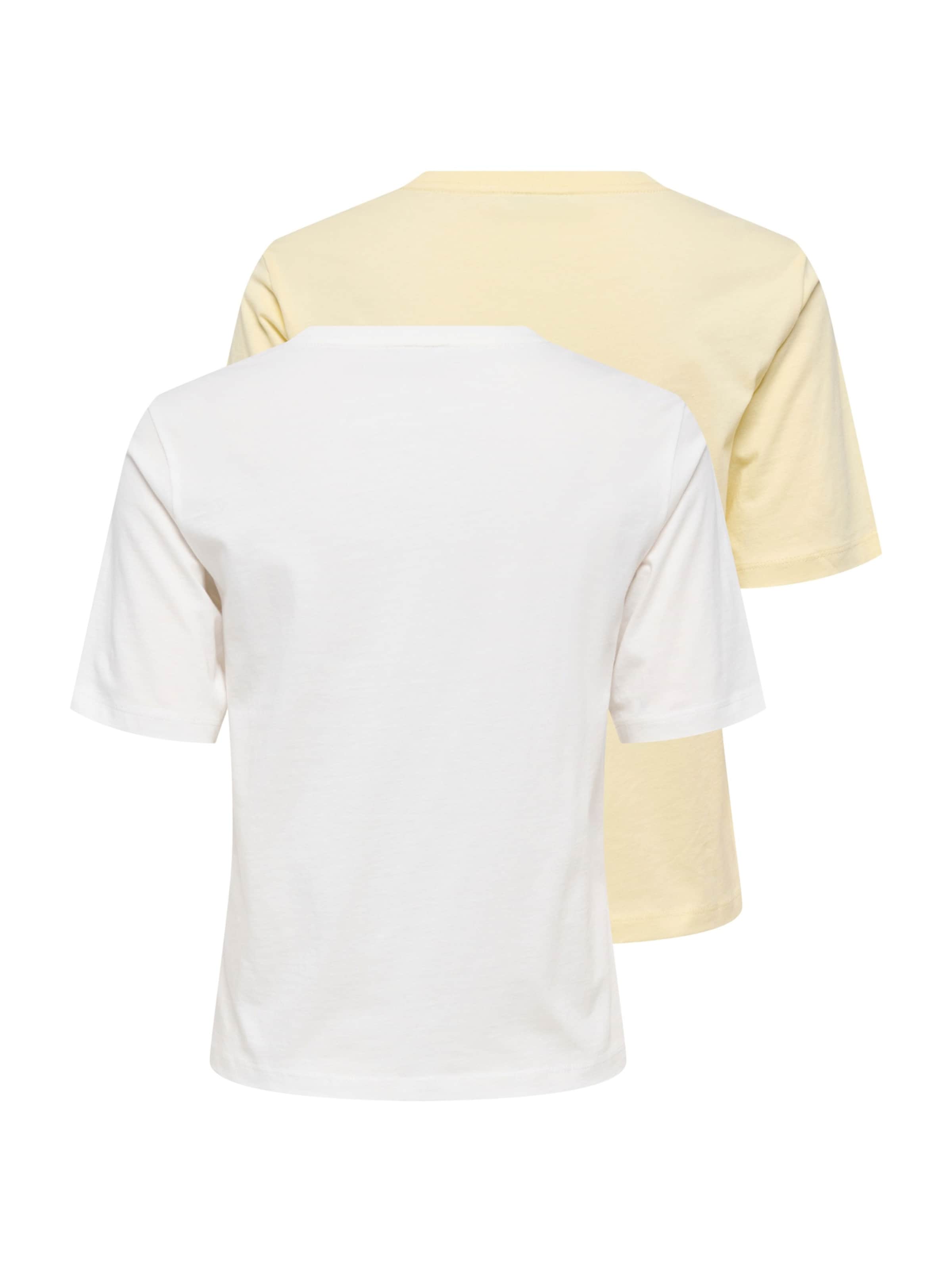 JDY Μπλουζάκι 'JDYREX' σε κίτρινο