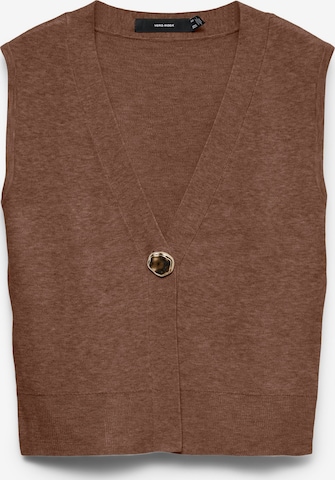 VERO MODA Strikvest 'AGUEDA ' i brun: forside