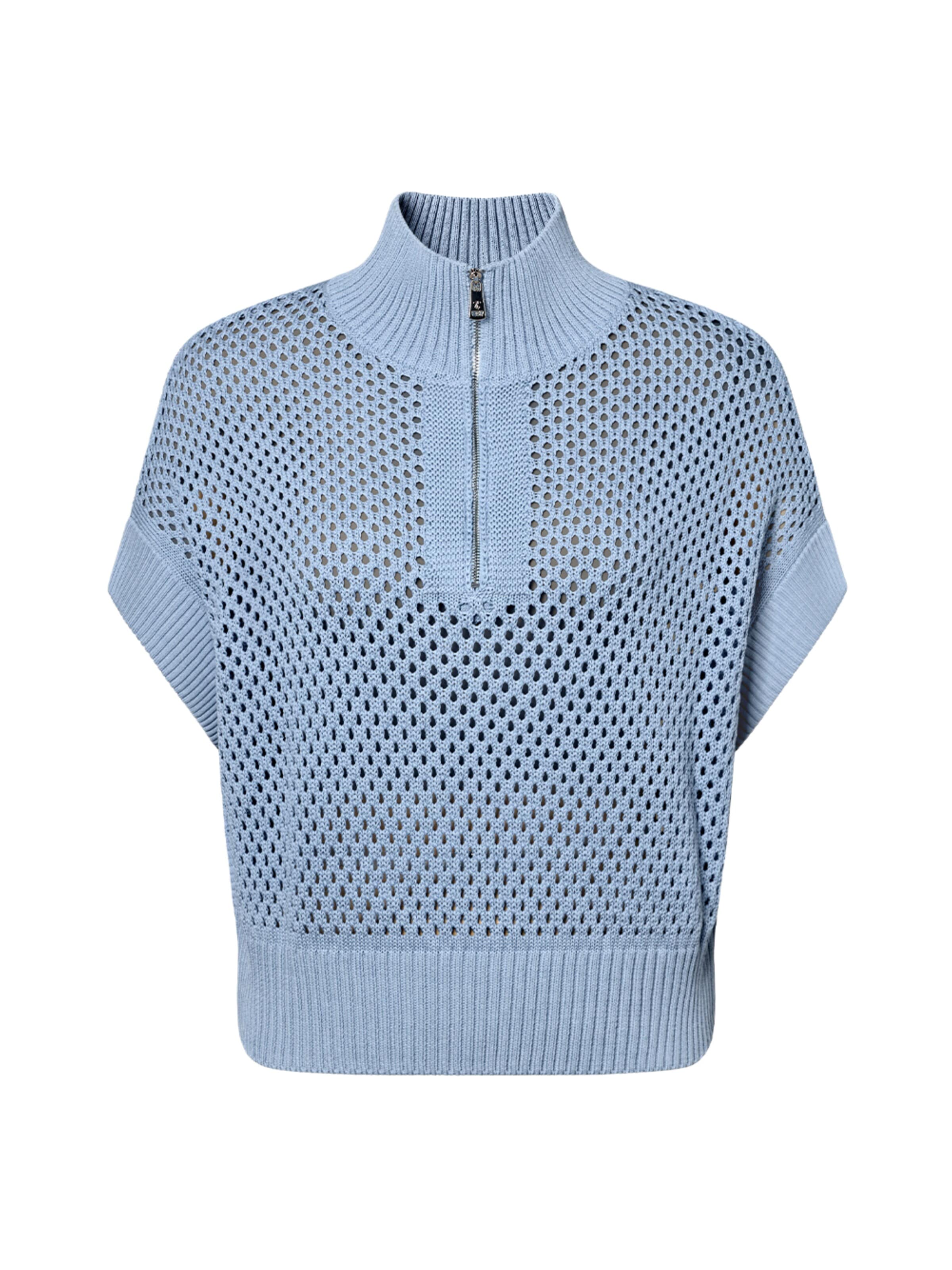 Lilysilk Klederdracht shirt in Blauw: voorkant