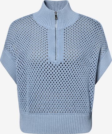 Lilysilk Klederdracht shirt in Blauw: voorkant