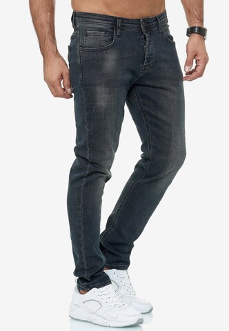Redbridge Slimfit Jeans 'Brownsville' in Zwart