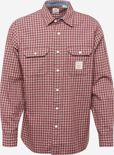 LEVI'S ® Риза 'Classic Worker Workwear' в рубинено червено / бяло, Преглед на продукта