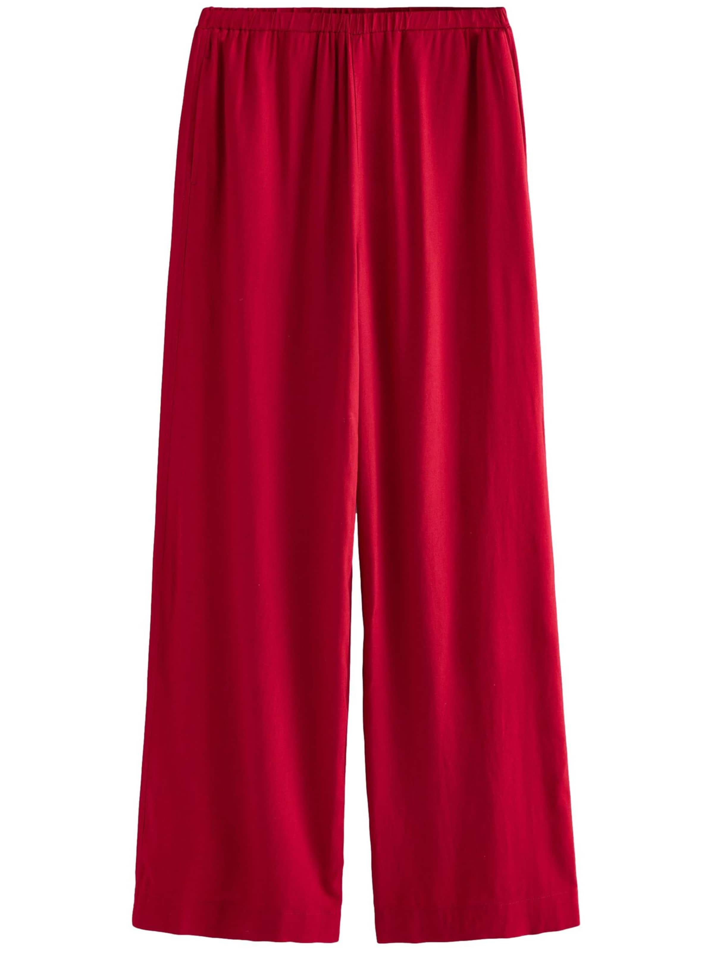 Next Wide Leg Hose in Rot: Vorderseite