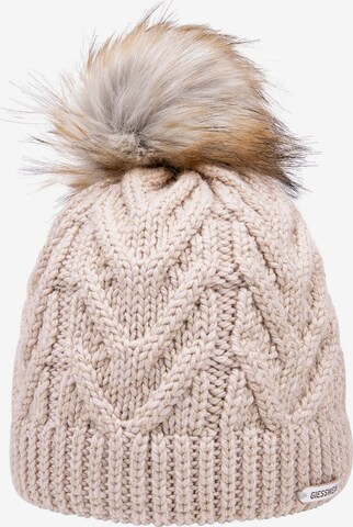 GIESSWEIN Beanie in Beige: front