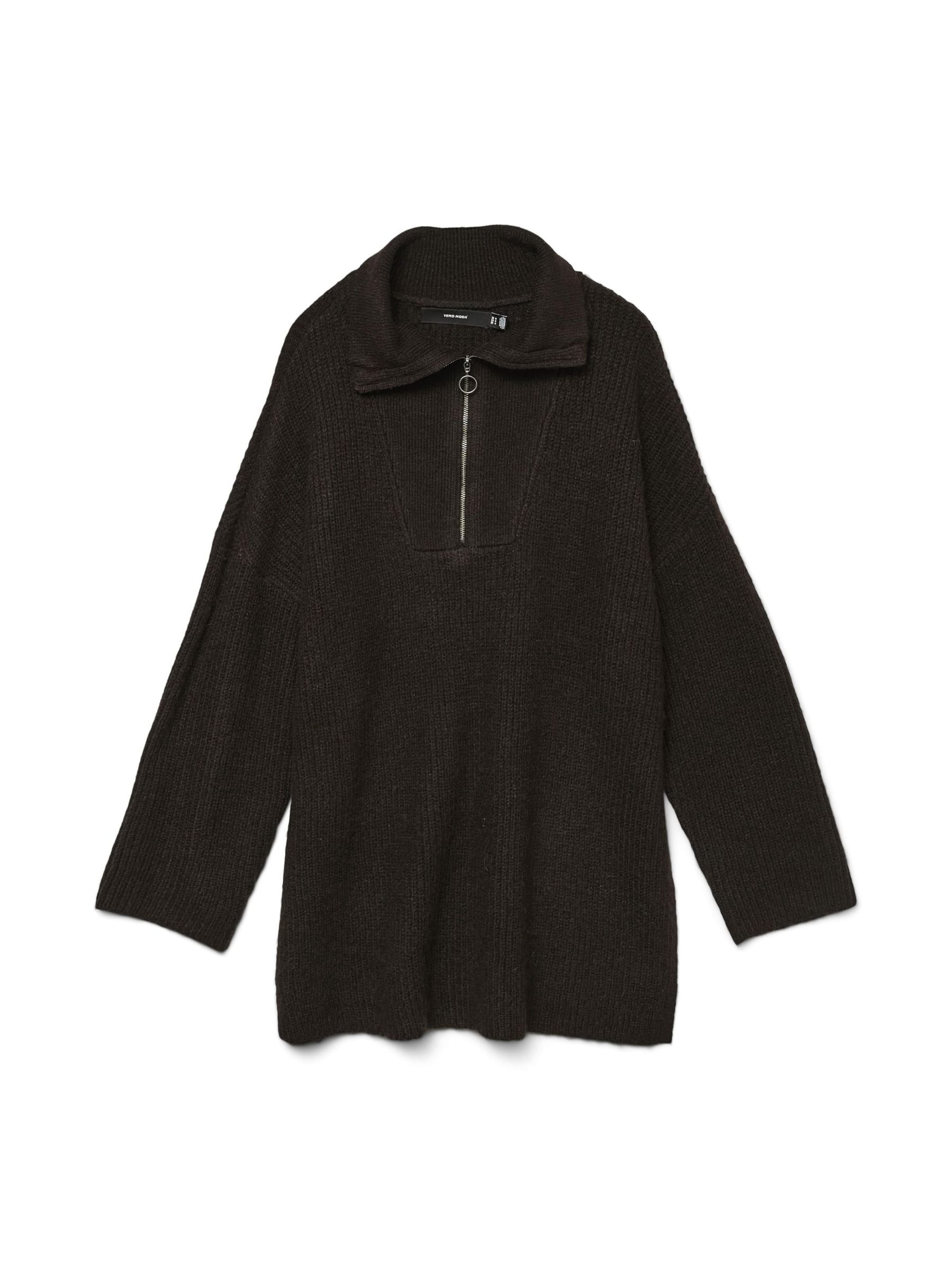 VERO MODA Trui 'Pernilla' in Bruin: voorkant