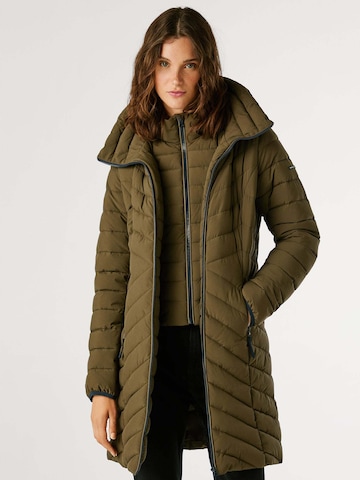 Pepe Jeans Wintermantel in Groen: voorkant
