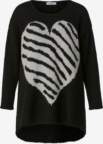 Angel of Style Sweater in Black: front