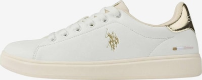 U.S. POLO ASSN. Matalavartiset tennarit 'UWMarlyn' koossa 36 värissä kulta / valkoinen, Tuotenäkymä