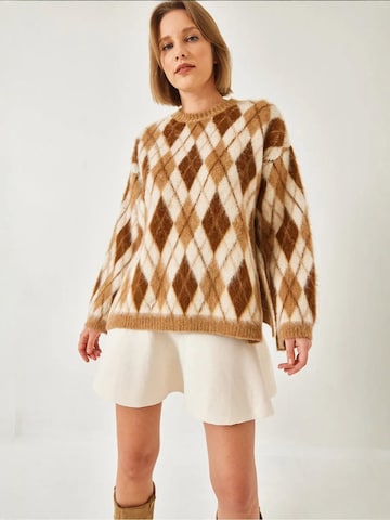Pull-over 'Pullover' Bianco Lucci en beige