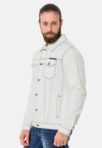 CIPO & BAXX Jeansjacke in Weiß