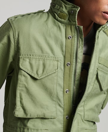 Veste mi-saison Superdry en vert