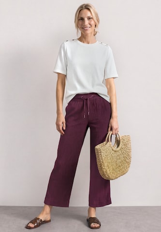 STREET ONE - Pierna ancha Pantalón 'Emee' en rojo