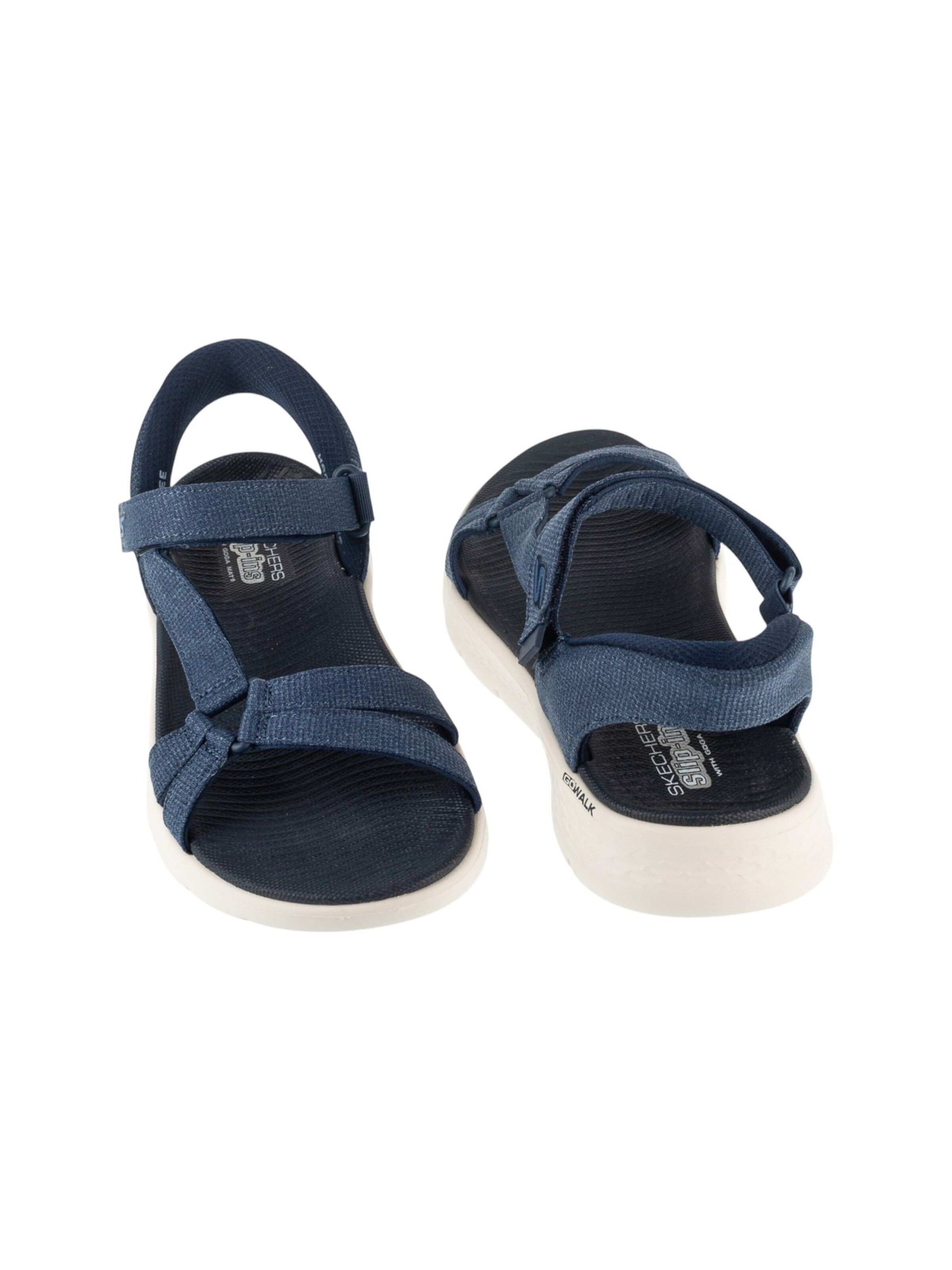 SKECHERS Wandelsandalen 'Skechers Slip-Ins: Go Walk Flex Sandal - Illuminate' in Blauw