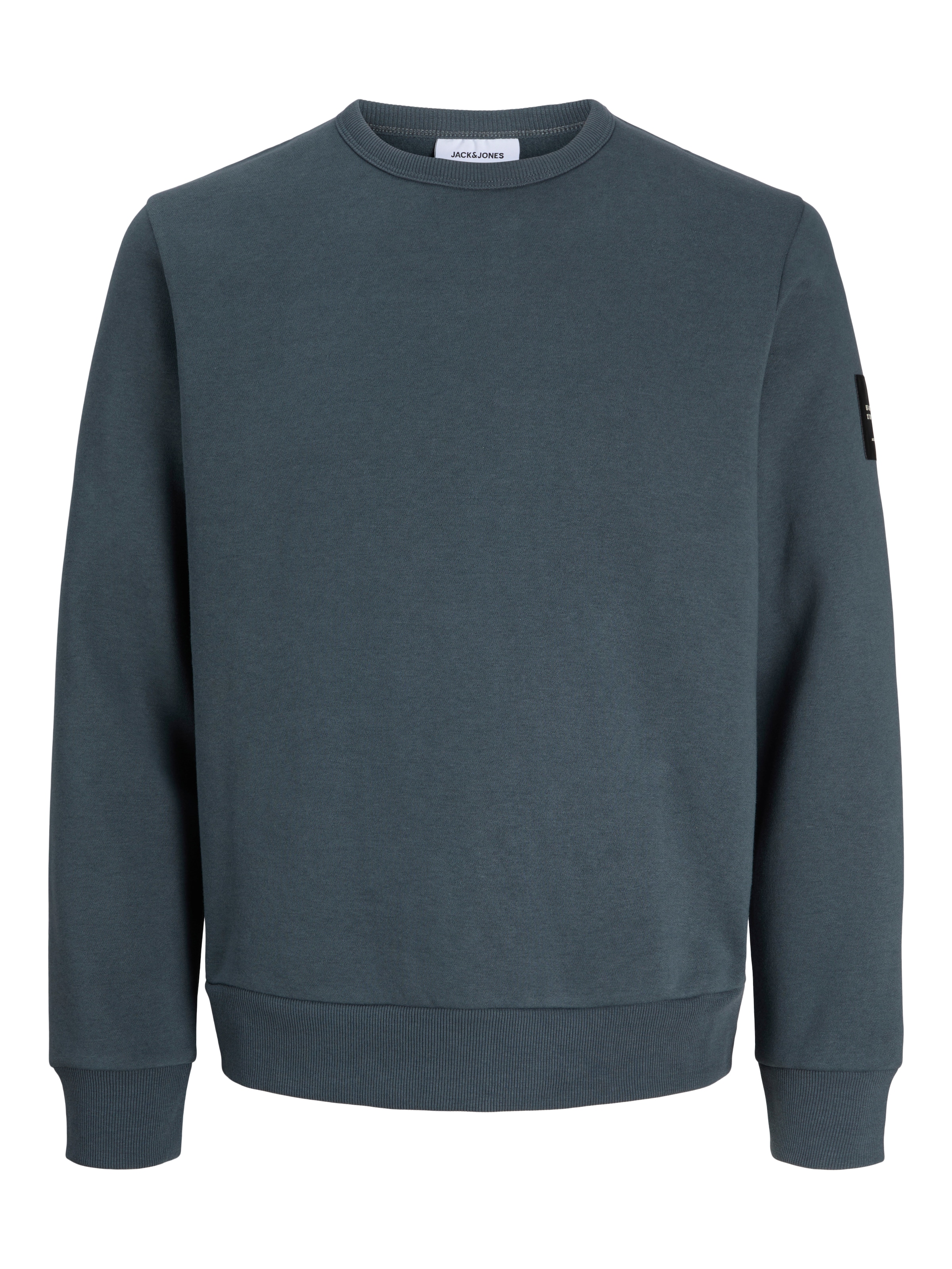 Jack & Jones Plus Sweatshirt 'JJCLEVELAND' i grå: forside