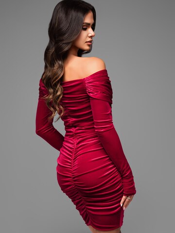 Ombre Evening dress in Red