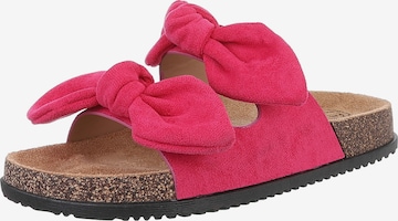 Ital-Design Pantolette in Pink: Vorderseite