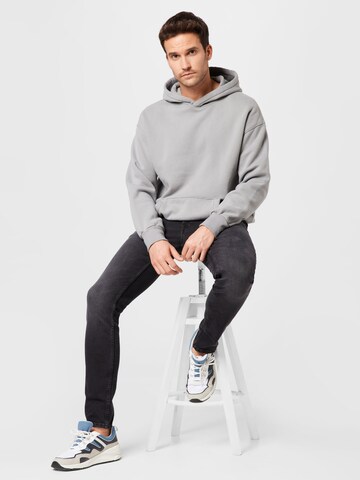 Bluză de molton 'JOCKTAG' de la HOLLISTER pe gri