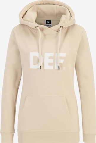 DEFSweater majica - bež boja: prednji dio