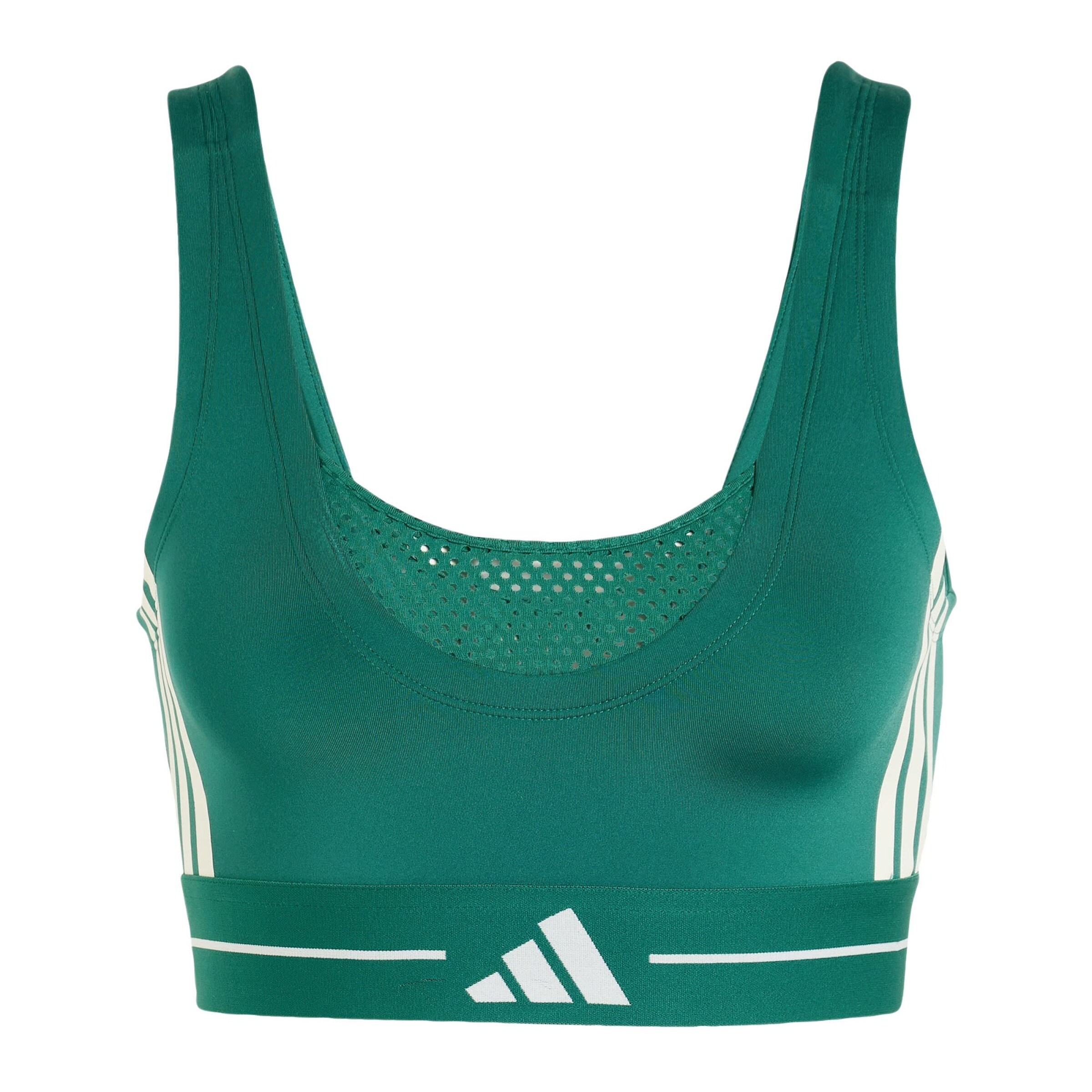 Bustier Soutien-gorge de sport 'Hyperglam' ADIDAS PERFORMANCE en vert : devant