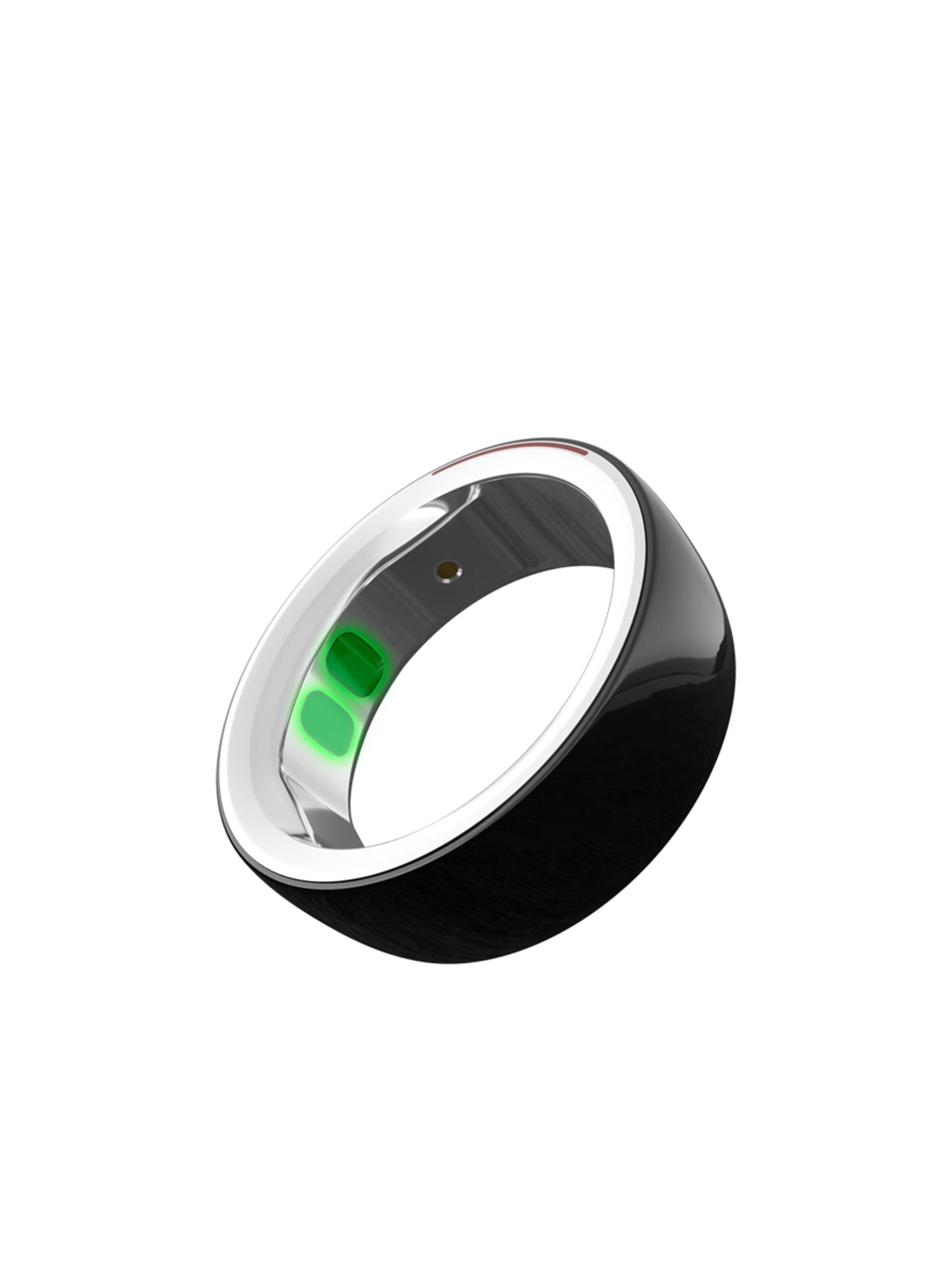 Techmade Ring 'Smart Ring Moon Niah 7' in Black: front