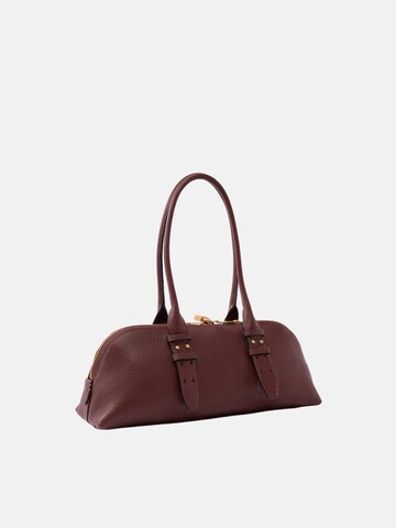 PINKO - Bolso de mano 'PINKO BOWLING HORIZONTAL BIG SHEEP BIG GRAIN BORSA' en rojo