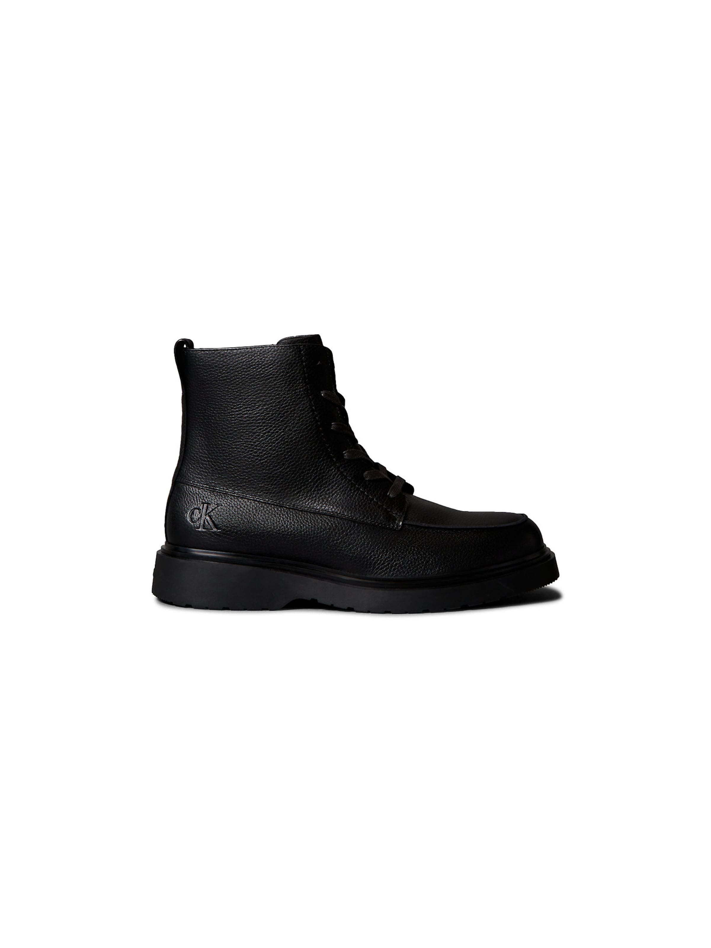 Calvin Klein Schnürboots in Schwarz: Vorderseite