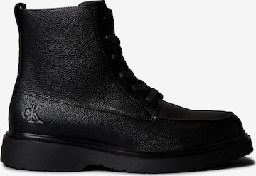 Bottines à lacets Calvin Klein en noir : devant
