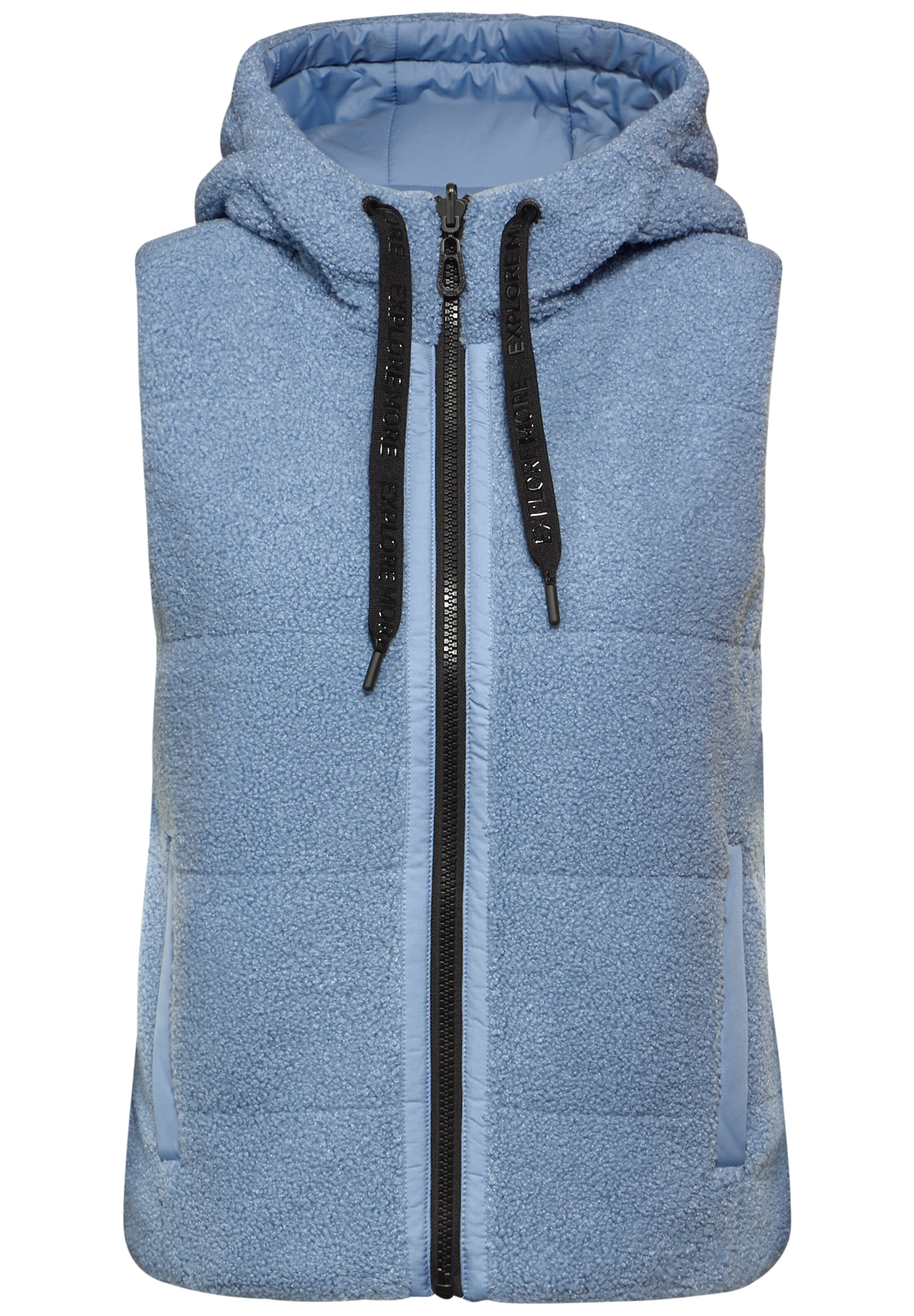 CECIL Vest in Blue: front