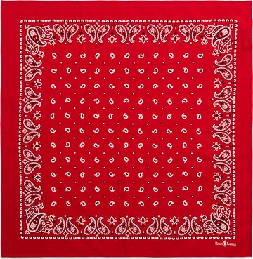 Foulard 'ICONS' Polo Ralph Lauren en rouge : devant