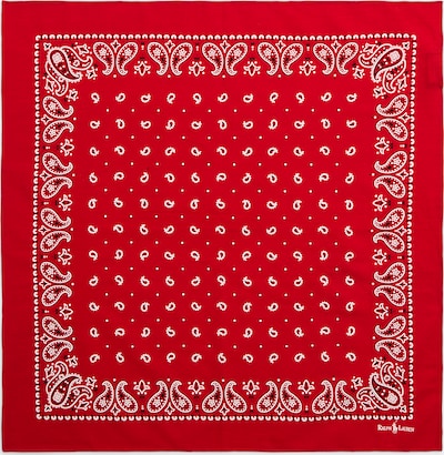 Polo Ralph Lauren Foulard 'ICONS' en rouge / noir / blanc, Vue avec produit