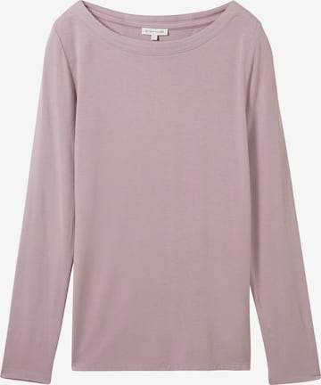 T-shirt TOM TAILOR en rose : devant