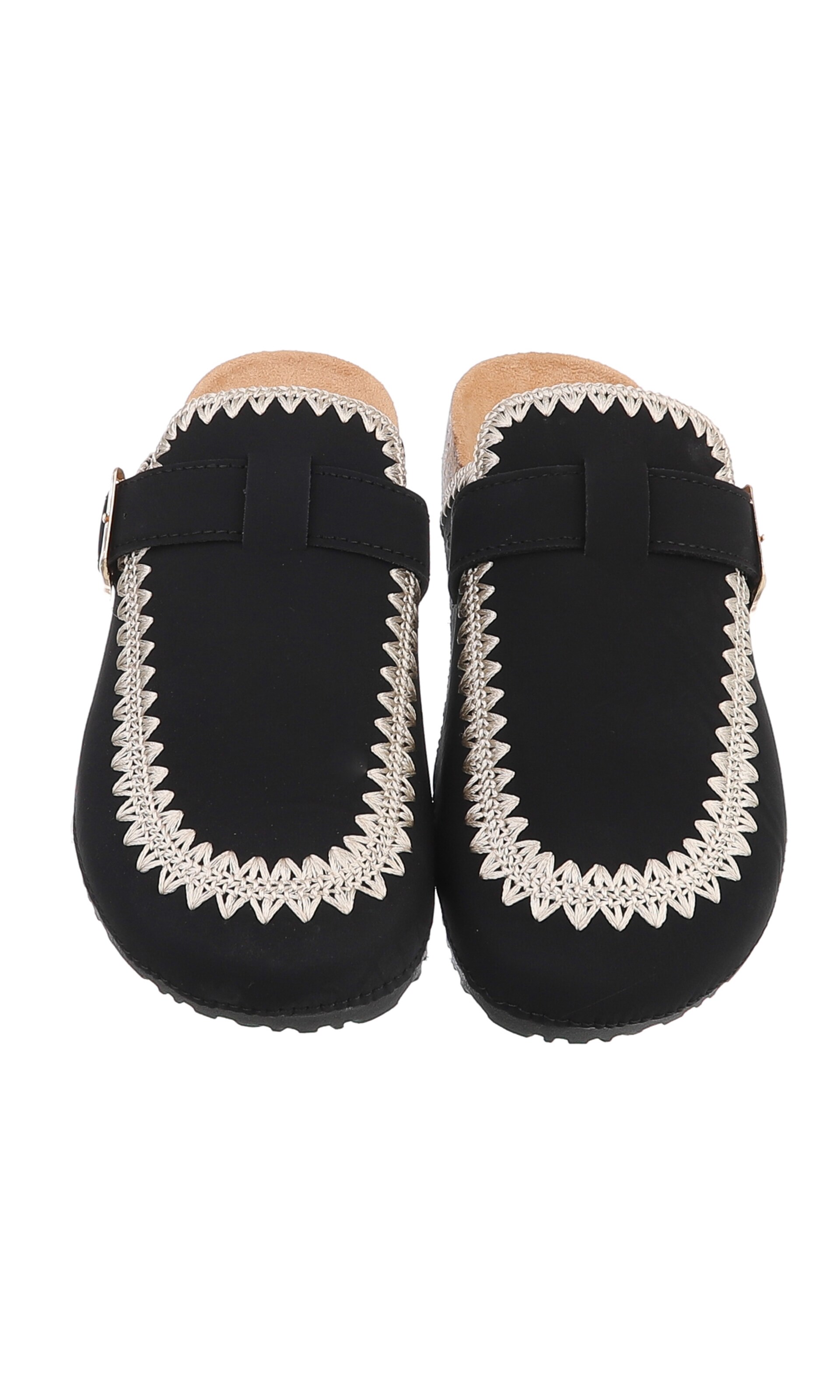 Ital-Design Pantolette in Schwarz