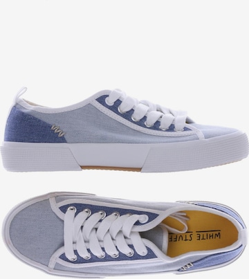 WHITE STUFF Sneaker 36 in Blau: predná strana