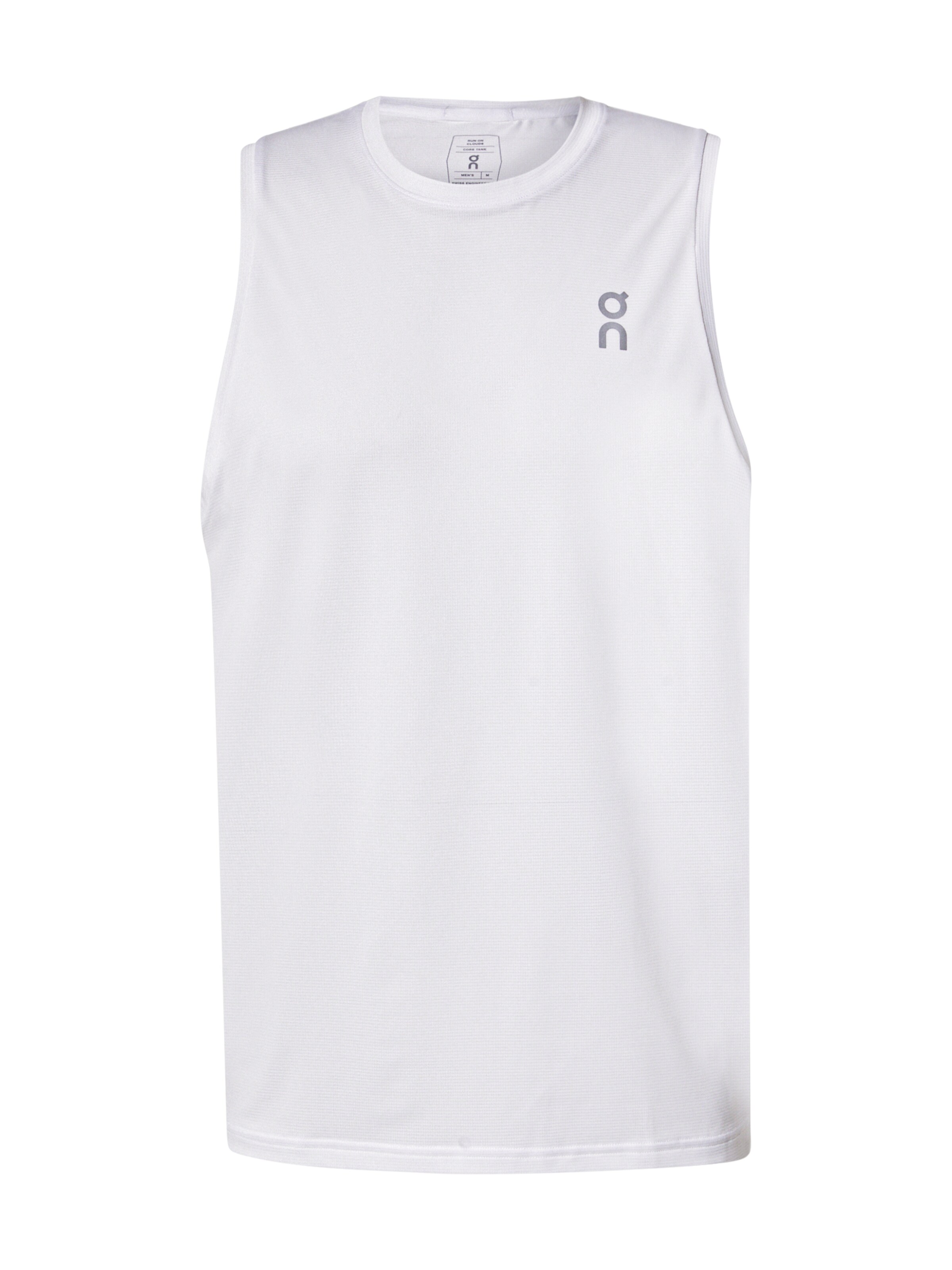 On Функционална тениска в бяло: отпред
