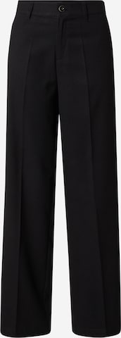 juoda s.Oliver Plačios klešnės Kelnės su kantu: priekis