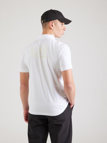Maglietta di EA7 Emporio Armani in bianco: frontale