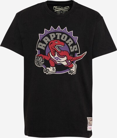 Tricou Mitchell & Ness pe mov închis / roșu burgundy / negru, Vizualizare produs