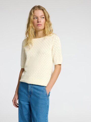 Pull-over 'HELEN' SELECTED FEMME en beige