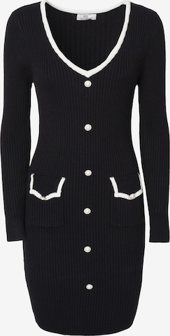 juoda Influencer Suknelė: priekis