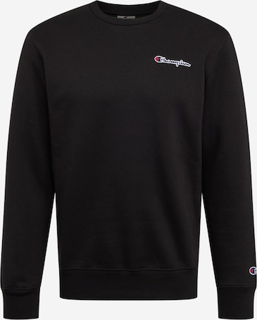 Champion Authentic Athletic Apparel Sweatshirt in Black: front