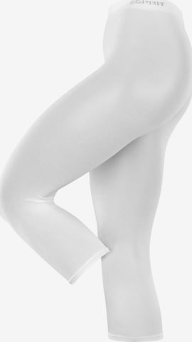 ESPRIT Leggings 'Cotton Capri' in White: front