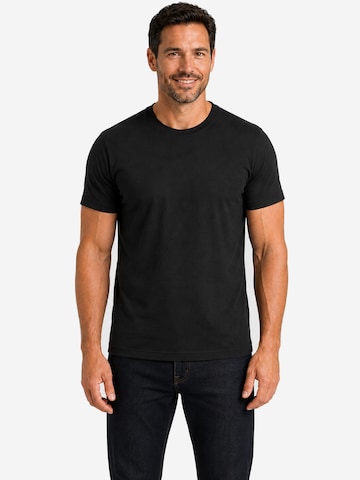 SITZTGUT Shirt 'Classic Crew Neck T-Shirt' in Black: front