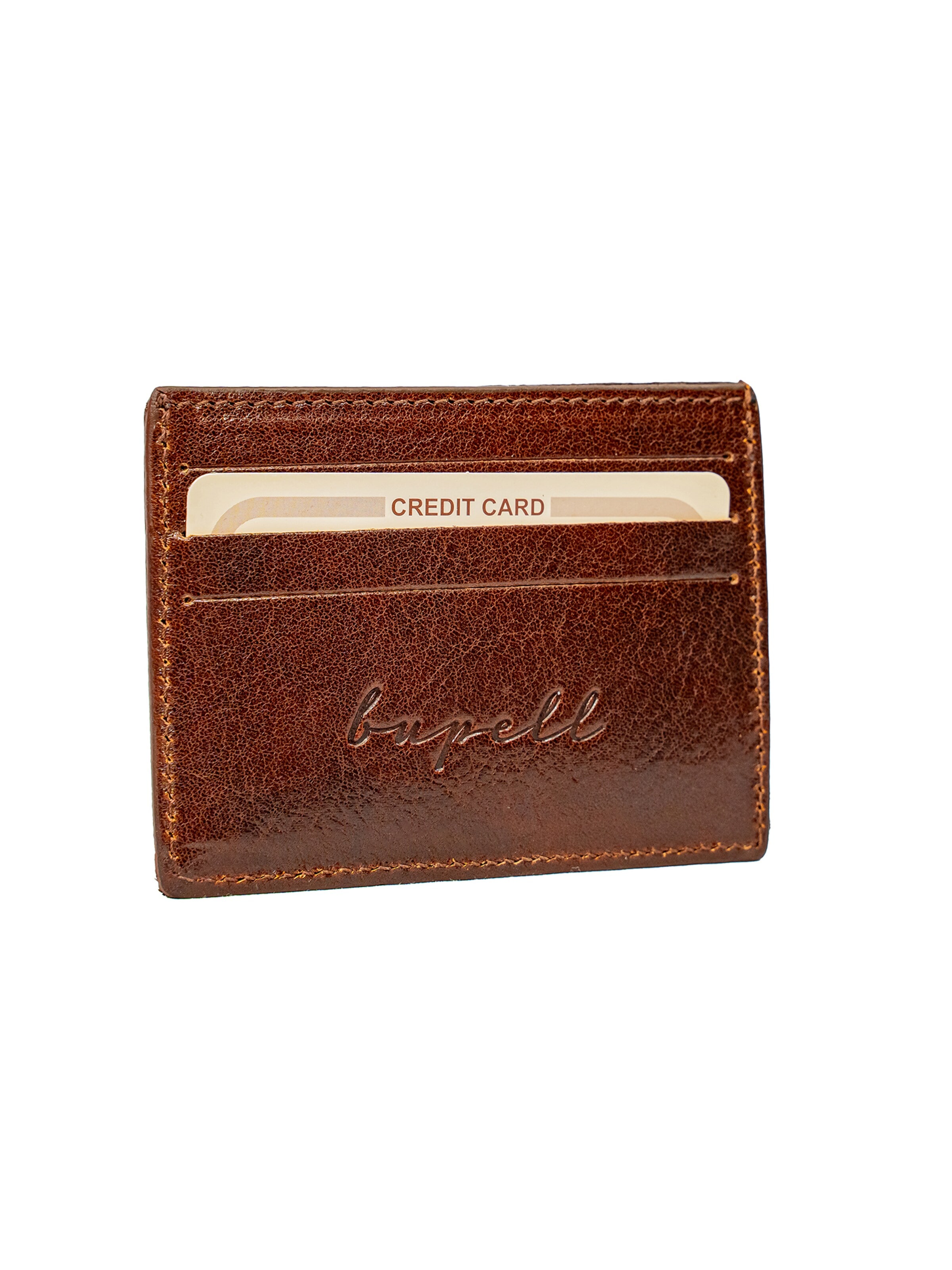 bupell Wallet 'Christoforo' in Brown: front