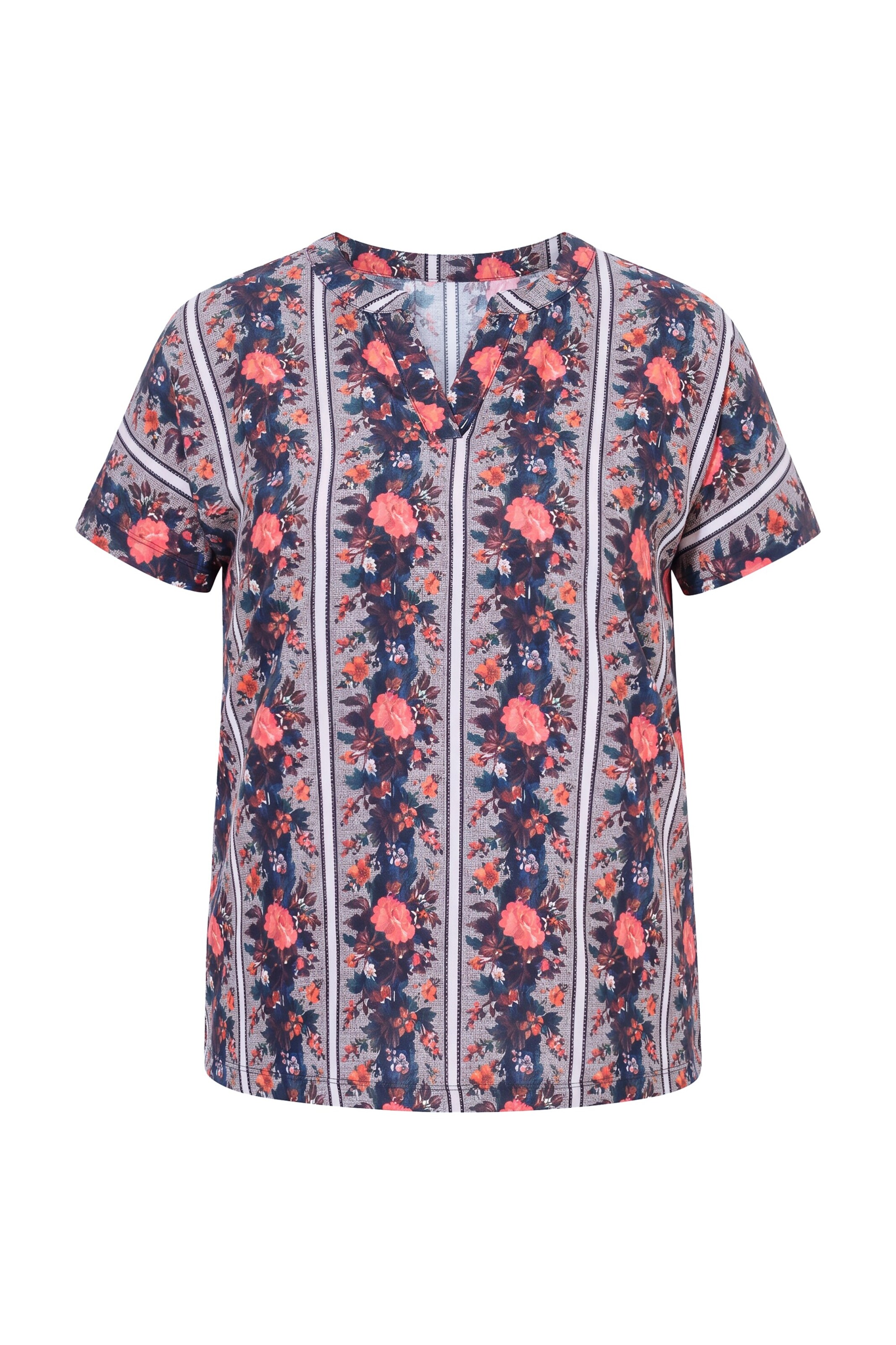 Ulla Popken T-Shirt in Schwarz: Vorderseite
